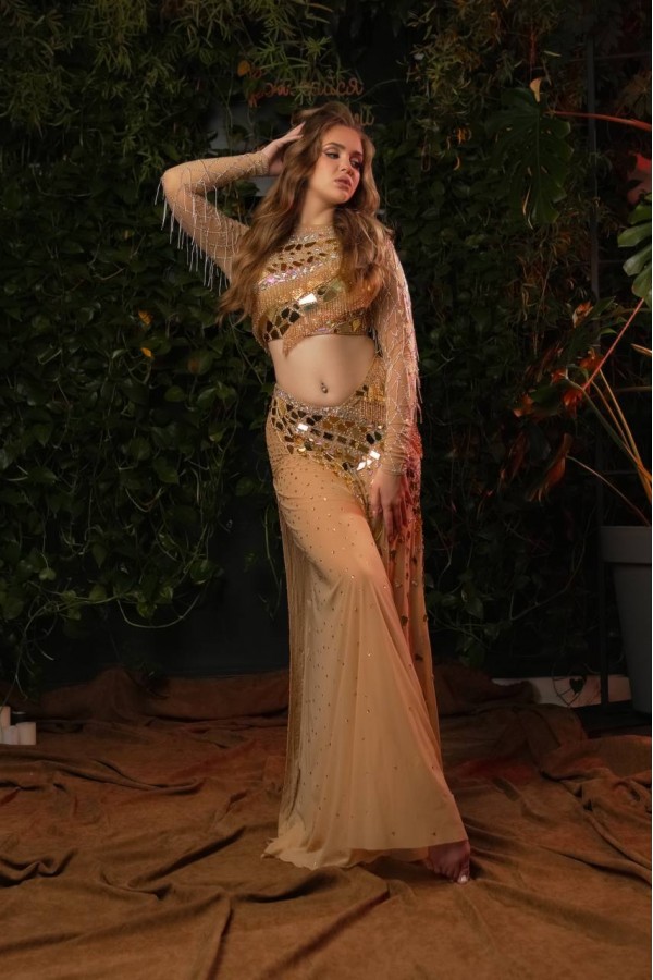 Professional bellydance costume (Classic 424A_1s)